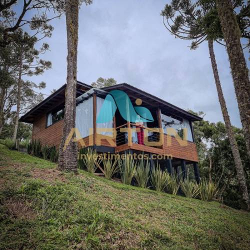PO3000 POUSADA COM 3 CABANAS MOBILIADAS EM AGUAS B