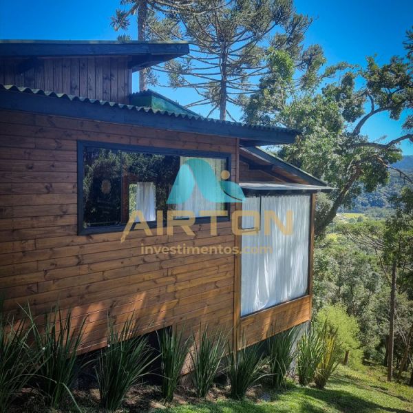 PO3000 POUSADA COM 3 CABANAS MOBILIADAS EM AGUAS B