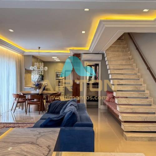 DU4004 DUPLEX MOBILIADO E DECORADO, QUADRA MAR EM 