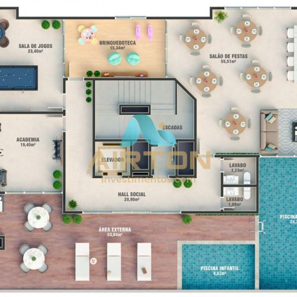 4 SUITES A VENDA COD: V4108, 3 VAGAS PRIVATIVAS E 