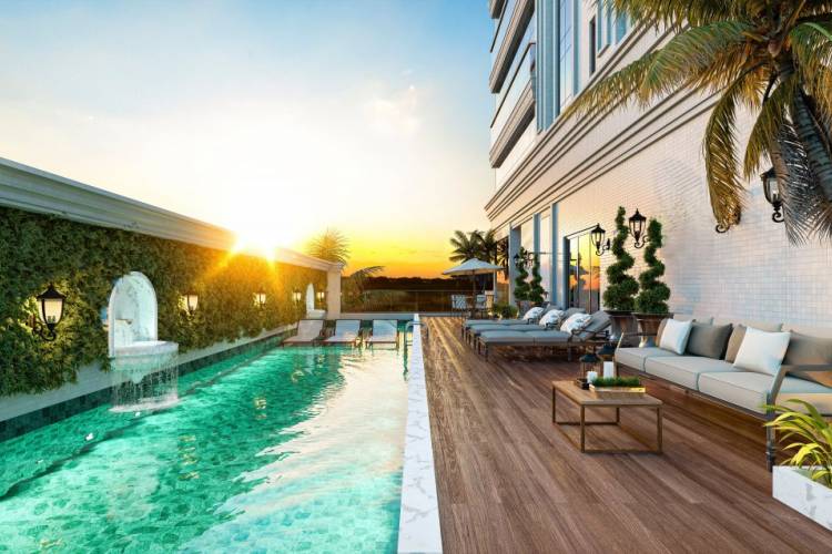 V4088 IMVEL MOBILIADO PARA VENDA FRENTE MAR, 4 SU